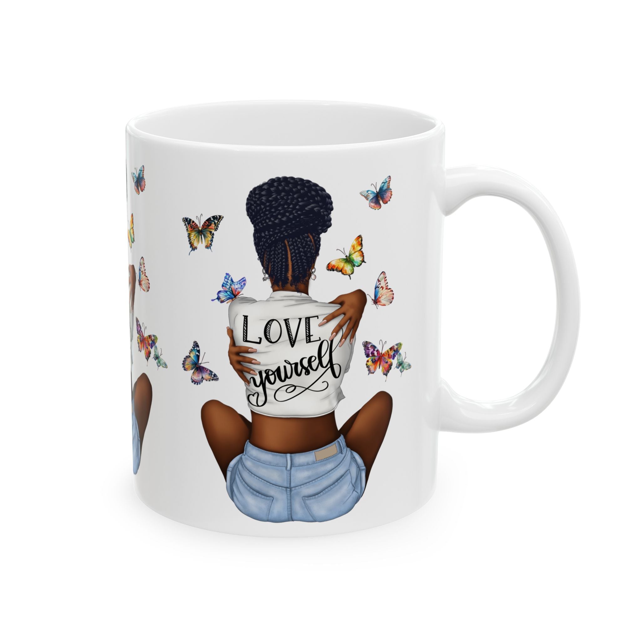 Love Yourself Ceramic Mug, (11oz, 15oz)