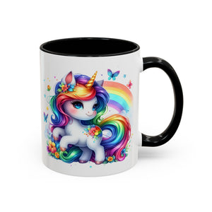 Boho Rainbow Unicorn Mug (11oz, 15oz)