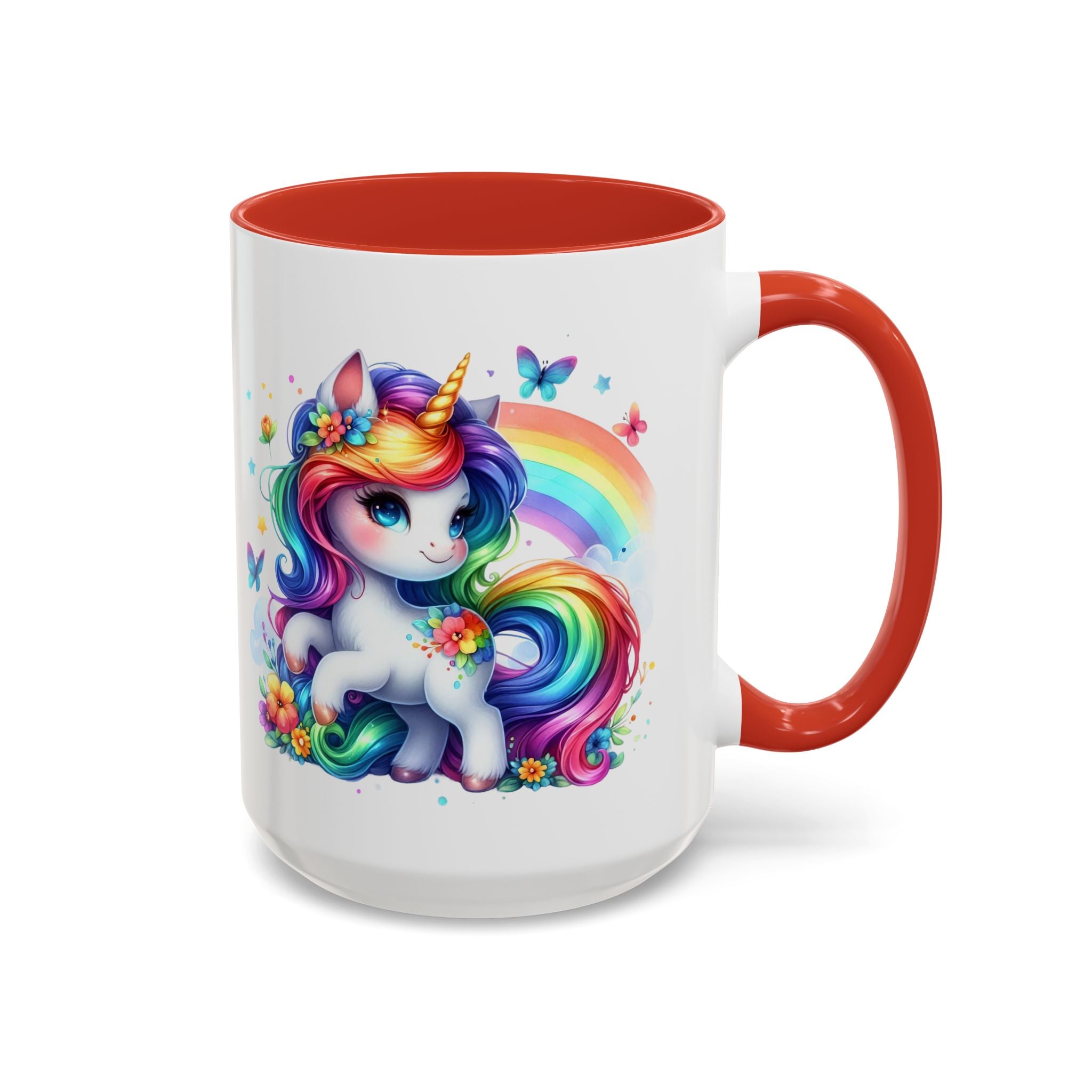 Boho Rainbow Unicorn Mug (11oz, 15oz)