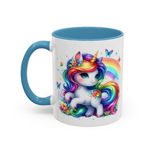 Boho Rainbow Unicorn Mug (11oz, 15oz)