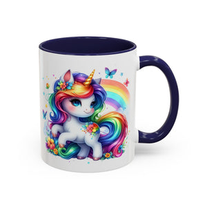 Boho Rainbow Unicorn Mug (11oz, 15oz)