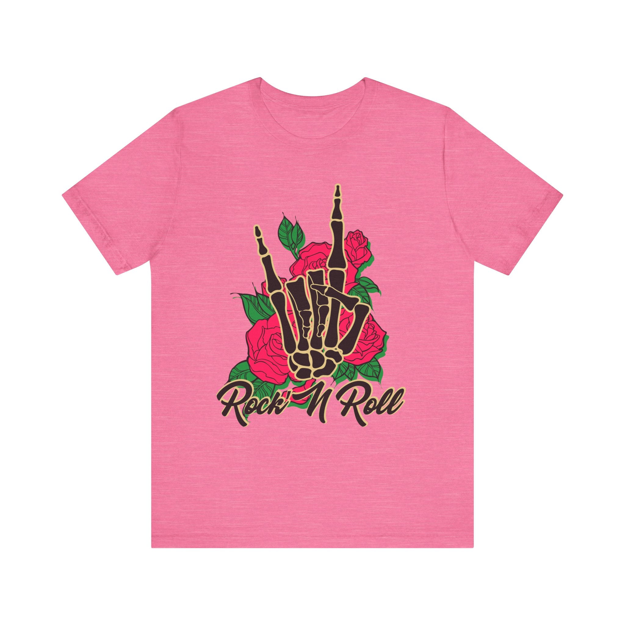 Skeleton Bones & Roses Graphic Tee