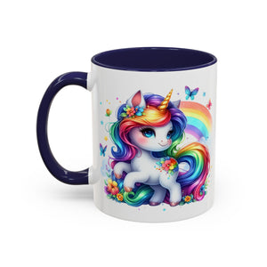 Boho Rainbow Unicorn Mug (11oz, 15oz)