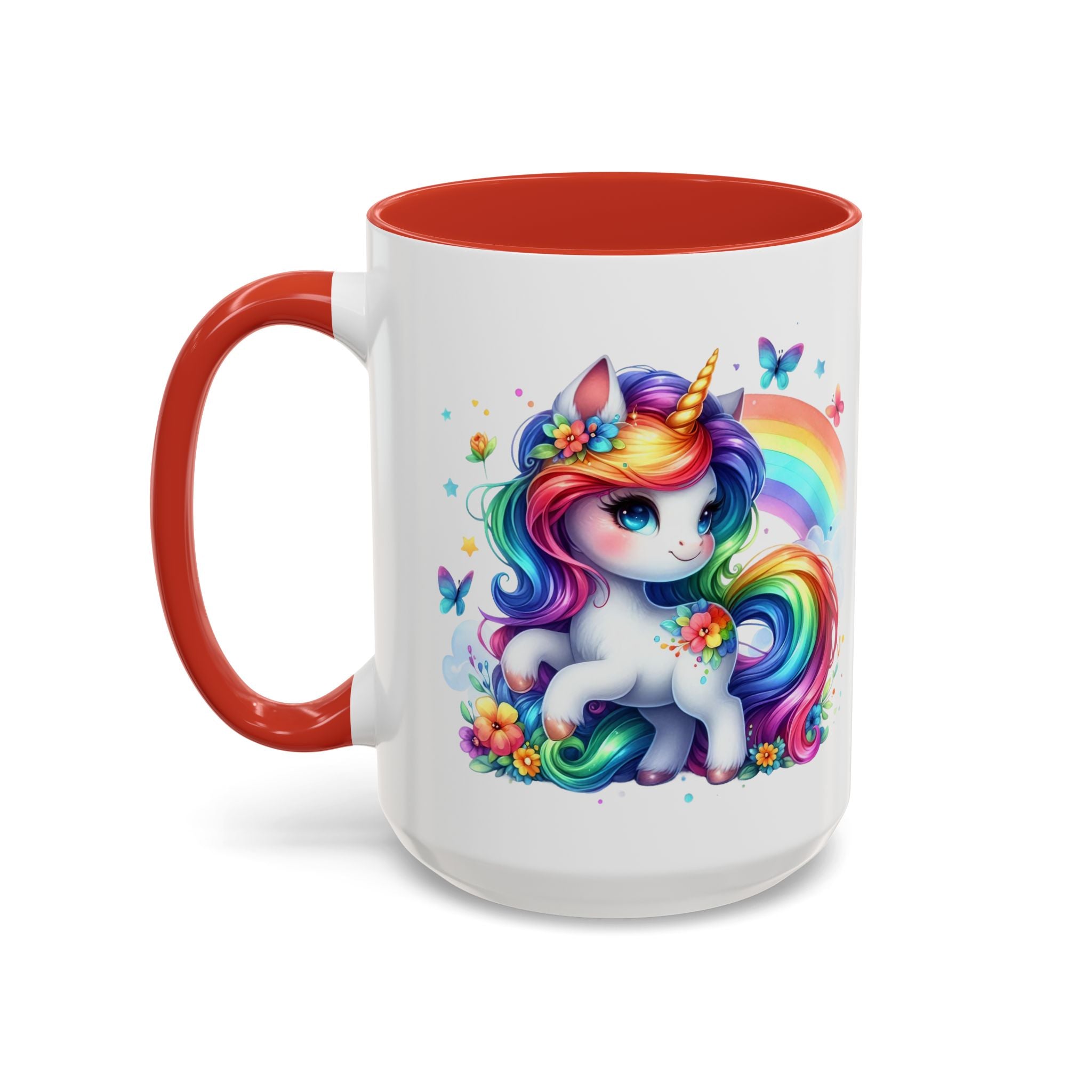 Boho Rainbow Unicorn Mug (11oz, 15oz)