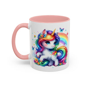 Boho Rainbow Unicorn Mug (11oz, 15oz)