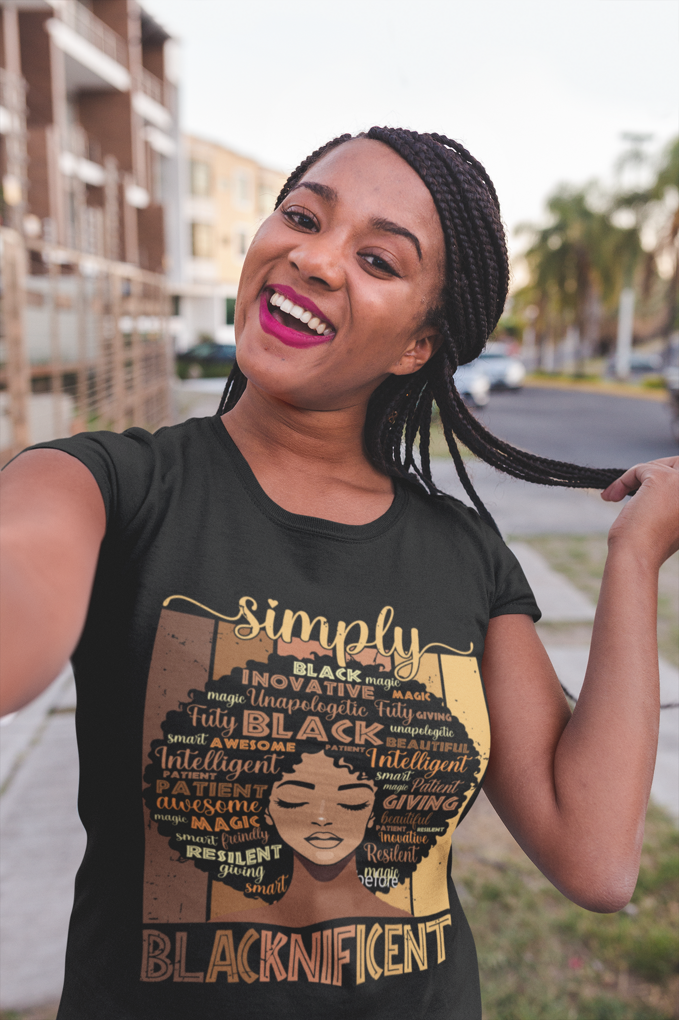 I Am Simply Blacknificent Graphic Tee