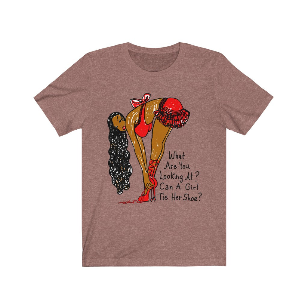 What Are You Looking At? Jersey Short Sleeve Tee