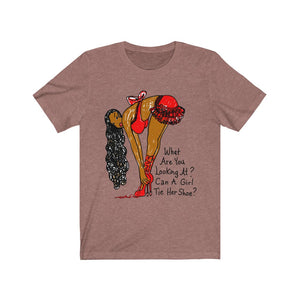 What Are You Looking At? Jersey Short Sleeve Tee