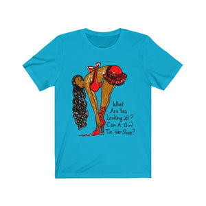 What Are You Looking At? Jersey Short Sleeve Tee