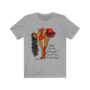 What Are You Looking At? Jersey Short Sleeve Tee