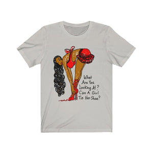 What Are You Looking At? Jersey Short Sleeve Tee