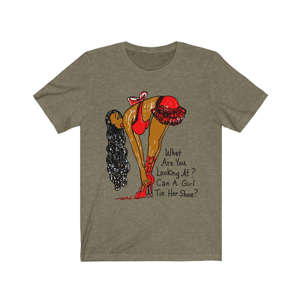 What Are You Looking At? Jersey Short Sleeve Tee