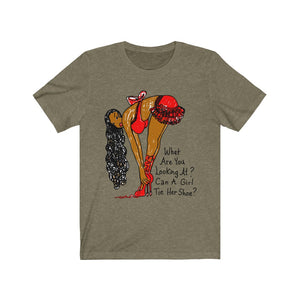What Are You Looking At? Jersey Short Sleeve Tee