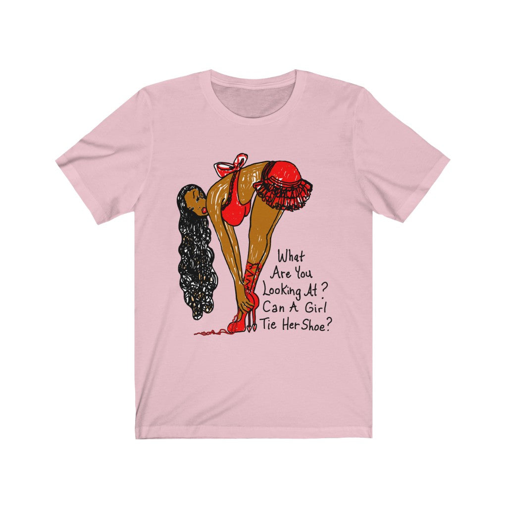 What Are You Looking At? Jersey Short Sleeve Tee