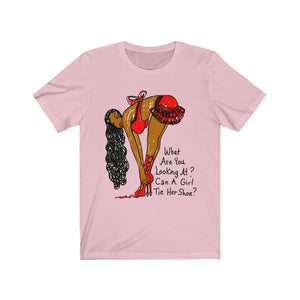 What Are You Looking At? Jersey Short Sleeve Tee