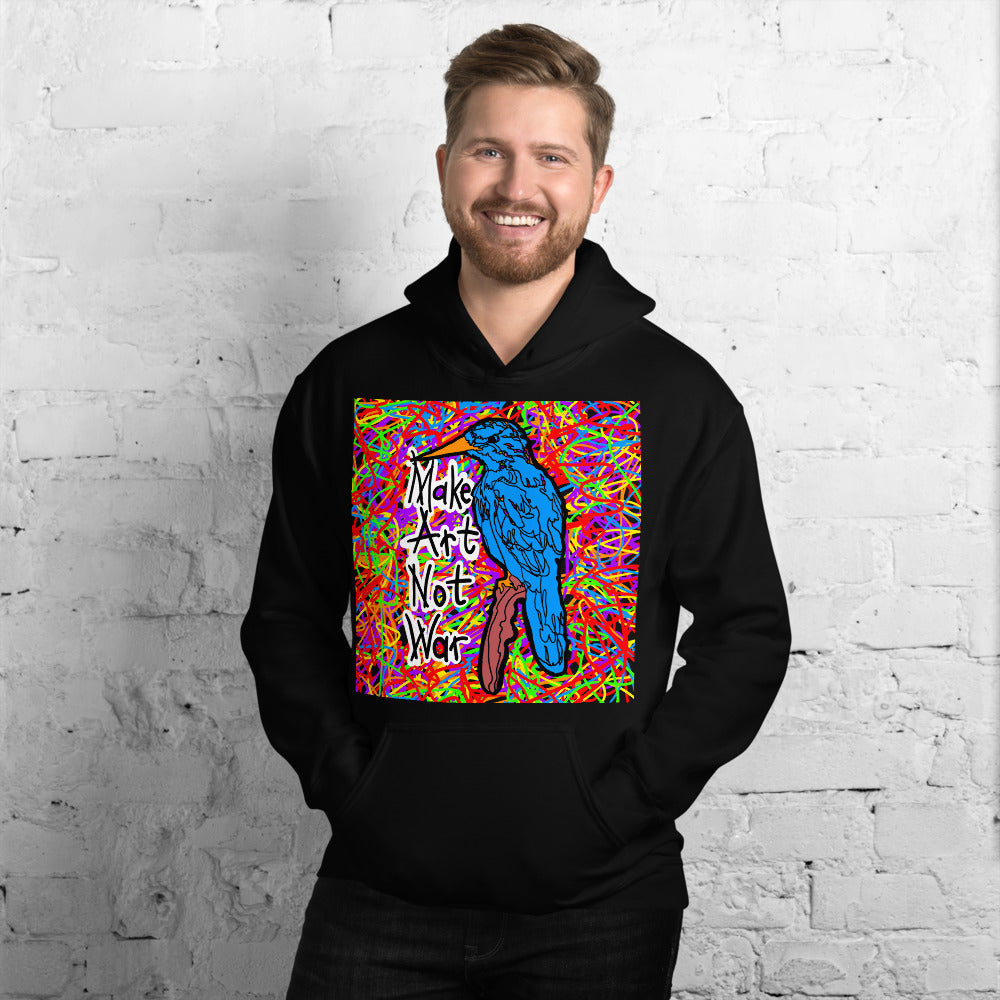 Make Art Not War Pullover Hoodie