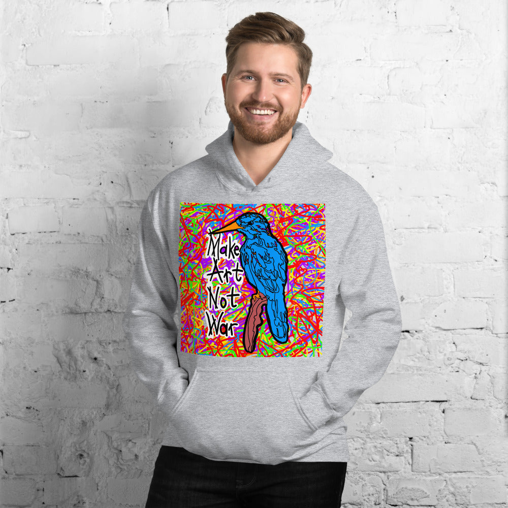 Make Art Not War Pullover Hoodie
